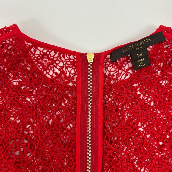 Louis Vuitton Monogram Print Lace Top - Picture 9 of 10